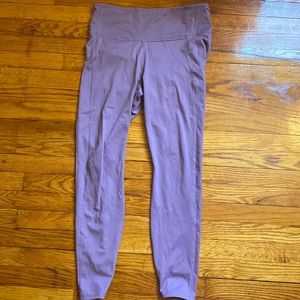All in motion leggings, size large, lavender